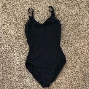 Capezio Black Leo with pinch